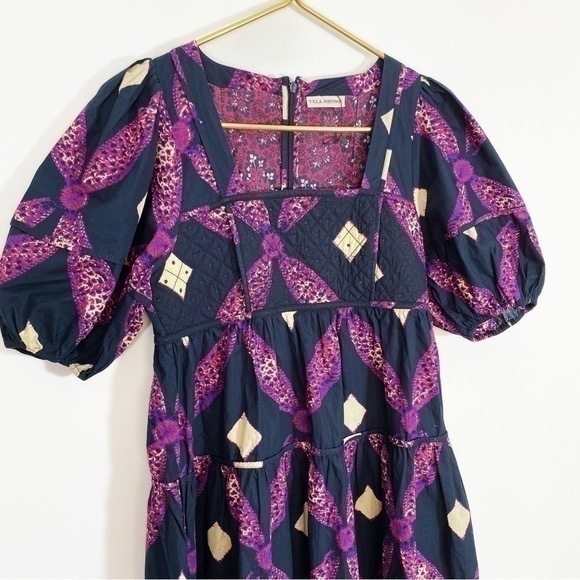 Ulla Johnson‎ Nora Quilted Puff Sleeve Dress with Pockets 0 - Picture 7 of 12